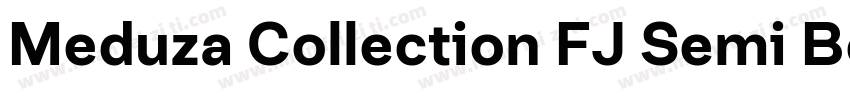 Meduza Collection FJ Semi Bold Text字体转换